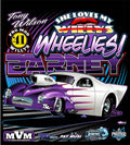 She Loves My Willys Wheelies poster, 18 by 24 inches, full colour